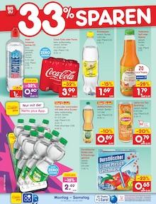 Coca Cola im Netto Marken-Discount Prospekt "Aktuelle Angebote" mit 69 Seiten (Neumünster)