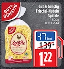 EDEKA - Frischei-Nudeln Spätzle Angebot im Prospekt Frischei-Nudeln Spätzle bei EDEKA im Prospekt "" für 1,22 €