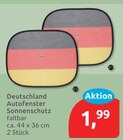 Deutschland Autofenster Sonnenschutz für 1,99 € bei budni im Angebot Deutschland Autofenster Sonnenschutz im aktuellen budni Prospekt