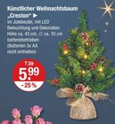 Künstlicher Weihnachtsbaum "Creston" von  im aktuellen V-Markt Prospekt für 5,99 €