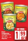 Westfälischer Linsen-Eintopf oder Möhren-Eintopf mit Fleischbällchen oder Hühner Nudel-Topf von Erasco im aktuellen EDEKA Prospekt für 1,99 €