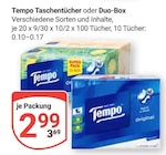 Aktuelles Taschentücher Angebot bei GLOBUS in Braunschweig ab 2,99 €