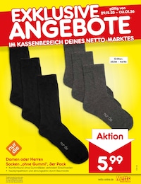 Netto Marken-Discount Strümpfe im Prospekt 