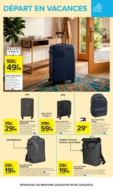 Valise en promo dans le catalogue Carrefour à la page 90