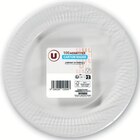 100 assiettes - U - Super U à Clermont-Ferrand 100 assiettes - U en promo chez Super U Clermont-Ferrand à 9,98 €