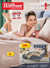 Bett im Höffner Prospekt in Seevetal Aktueller Höffner Prospekt mit Bett, "IMMER BESSER!", Seite 1