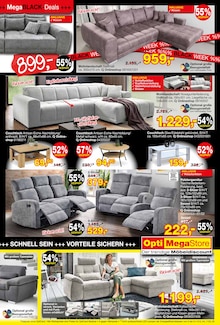 Couch im Opti-Megastore Prospekt "Mega Black Deals" mit 12 Seiten (Bremen)