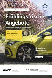 Aktueller Volkswagen Werkstatt & Auto Prospekt für Groß Oesingen: Frühlingsfrische Angebote mit 1} Seite, 01.03.2024 - 31.05.2024