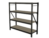 Étagère garage bois /métal 4 tablettes - H.183,2 x l.180 x P.60 cm - Cooke and Lewis en promo chez Brico Dépôt Grasse à 199,00 €