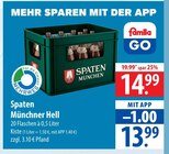 Münchner Hell Angebote von Spaten bei famila Nordost Elmshorn für 13,99 €