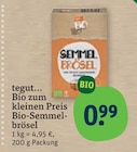 Bio-Semmelbrösel von tegut... im aktuellen tegut Prospekt für 0,99 €