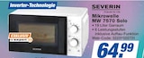 Mikrowelle MW 7570 Solo im Angebot bei expert in Essen Mikrowelle MW 7570 Solo Angebote von SEVERIN bei expert Essen für 64,99 €