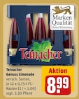 Genuss Limonade im Angebot bei REWE in St. Ingbert Genuss Limonade Angebote von Teinacher bei REWE St. Ingbert für 8,99 €