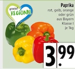 Aktuelle Paprika Angebote bei EDEKA in Ingolstadt Aktuelles Paprika rot Angebot bei EDEKA in Ingolstadt ab 3,99 €