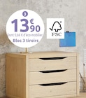 Mr.Bricolage Paris - Promo Bloc 3 tiroirs Promo Bloc 3 tiroirs à 13,90 € dans le catalogue Mr.Bricolage à Paris