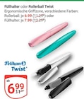 Füllhalter oder Rollerball Twist Angebote von Pelikan bei GLOBUS Rüsselsheim für 6,99 €