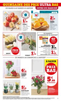 Promotion Lait dans le prospectus U Express, valable du 06/01/2026 au 18/01/2026 Promo Lait dans le catalogue U Express du moment à la page 7