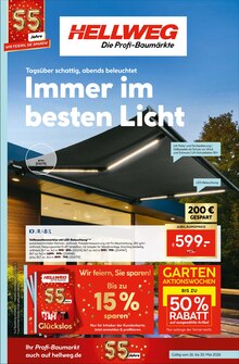 Aktueller Hellweg Prospekt (Schkeuditz, 20 Seiten zum blättern Hellweg Prospekt Immer im besten Licht mit 20 Seiten