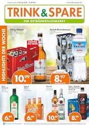 Trink und Spare Prospekt für Marl: "IHR GETRÄNKEFACHMARKT", 12 Seiten, 18.09.2023 - 23.09.2023