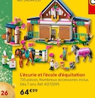 L'écurie et l'école d'équitation - Lego - La Grande Récré L'écurie et l'école d'équitation - Lego à 64,99 € dans le catalogue La Grande Récré