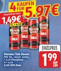 Dosen Angebote von Havana Club bei nah und gut Minden für 1,99 €