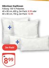 Aktuelles Mikrofaser-Kopfkissen Angebot bei GLOBUS in Erlangen ab 8,99 €