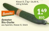 Bio-Gurke bei tegut im München Prospekt für 1,49 €