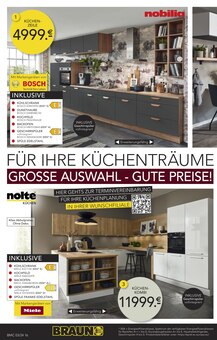 Kühlschrank im BRAUN Möbel-Center Prospekt "BRAUN NEWS" mit 20 Seiten (Lörrach)