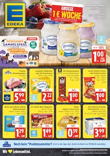 Mineralwasser Still Angebot im aktuellen EDEKA Prospekt auf Seite 1