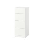 Kommode mit 4 Schubladen weiß von LASTARE im aktuellen IKEA Prospekt für 79,00 €