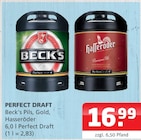Perfect Draft Pils Angebote von Beck's bei Getränke Ellerkamp Osnabrück für 16,99 €