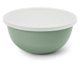 Emaille-Servier-und-Zubereitungsschüssel mit Deckel bei Tchibo im Prospekt "" für 17,99 €