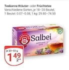 Kräutertee im Angebot bei GLOBUS in Kaarst Kräutertee Angebote von Teekanne bei GLOBUS Kaarst für 1,49 €