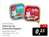 Aktuelles Hello my cat Schlemmerhappen Angebot bei Konsum in Dresden ab 0,25 €