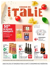 Promos Prosecco dans le catalogue "COMME EN ITALIE" de Auchan Hypermarché Prosecco en promo dans le catalogue Auchan Hypermarché à la page 2