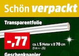 Transparentfolie im Angebot bei Thomas Philipps in Mühlhausen Transparentfolie Angebote bei Thomas Philipps Mühlhausen für 0,77 €