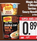 Magic Asia 5 Minuten Terrine oder Noodle Cup Duck Taste im EDEKA Prospekt Magic Asia 5 Minuten Terrine oder Noodle Cup Duck Taste von Maggi im aktuellen EDEKA Prospekt für 0,89 €