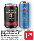 Whiskey & Cola Angebote von George Washington bei EDEKA Aschaffenburg für 1,29 €
