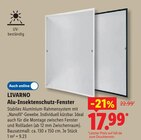 Bauelemente im Lidl Prospekt Alu-Insektenschutz-Fenster von LIVARNO im aktuellen Lidl Prospekt für 17,99 €