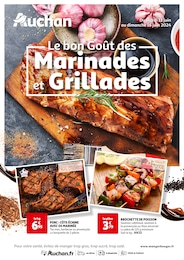 Prospectus Auchan Hypermarché à Gauriaguet: "Le bon Goût des Marinades et Grillades", 4} pages, 11/06/2024 - 16/06/2024