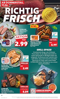 Steak im aktuellen Kaufland Prospekt (Bottrop) Steak im Kaufland Prospekt "Hier bin ich richtig" mit 50 Seiten (Bottrop)