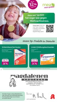 mea - meine apotheke Prospekt der KW 49 "Unsere Dezember-Angebote" Aktueller mea - meine apotheke Prospekt "Unsere Dezember-Angebote" Seite 1 von 4 Seiten