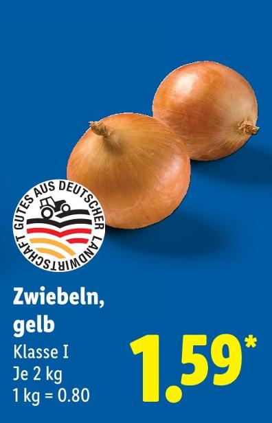 Zwiebeln, gelb