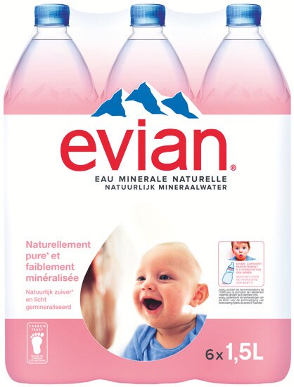 Evian Eau minérale naturelle