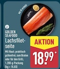Lachsfiletseite von Golden Seafood im aktuellen ALDI Nord Prospekt für 18,99 €