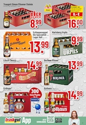 Erdinger im Trinkgut Prospekt in Saarlouis Aktueller Trinkgut Prospekt mit Erdinger, "Aktuelle Angebote", Seite 4