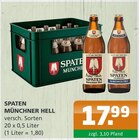 Münchner Hell im Angebot bei Getränke A-Z in Eberswalde Münchner Hell Angebote von Spaten bei Getränke A-Z Eberswalde für 17,99 €