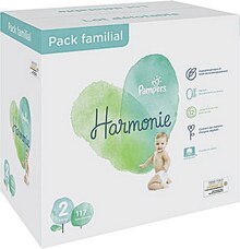 Couches - PAMPERS dans le catalogue Casino Supermarchés Changes Harmonie - PAMPERS à 19,20 € en promo chez Casino Supermarchés