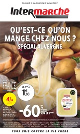 Cuisine Angebote im Prospekt "QU'EST-CE QU'ON MANGE CHEZ NOUS ? SPÉCIAL AUVERGNE" von Intermarché Super Cuisine Angebote im Prospekt "QU'EST-CE QU'ON MANGE CHEZ NOUS ? SPÉCIAL AUVERGNE" von Intermarché Super auf Seite 1