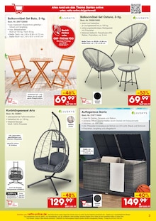 Gartenmöbel im Netto Marken-Discount Prospekt "netto-online.de - Exklusive Angebote" mit 12 Seiten (Fürth)